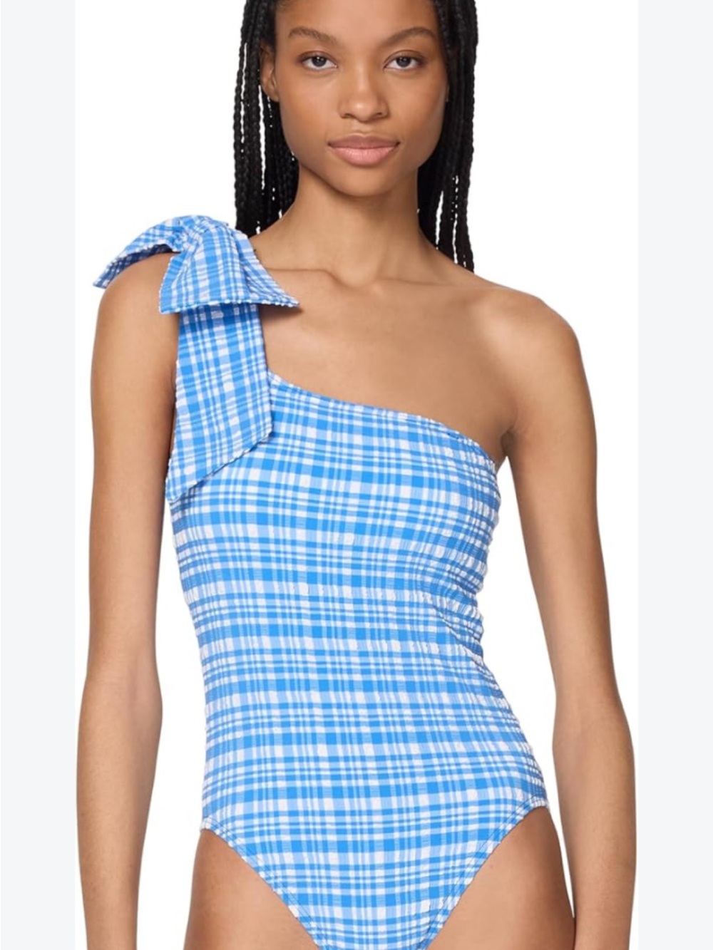 Kate Spade New York One Shoulder Mio One Piece Swimsuit